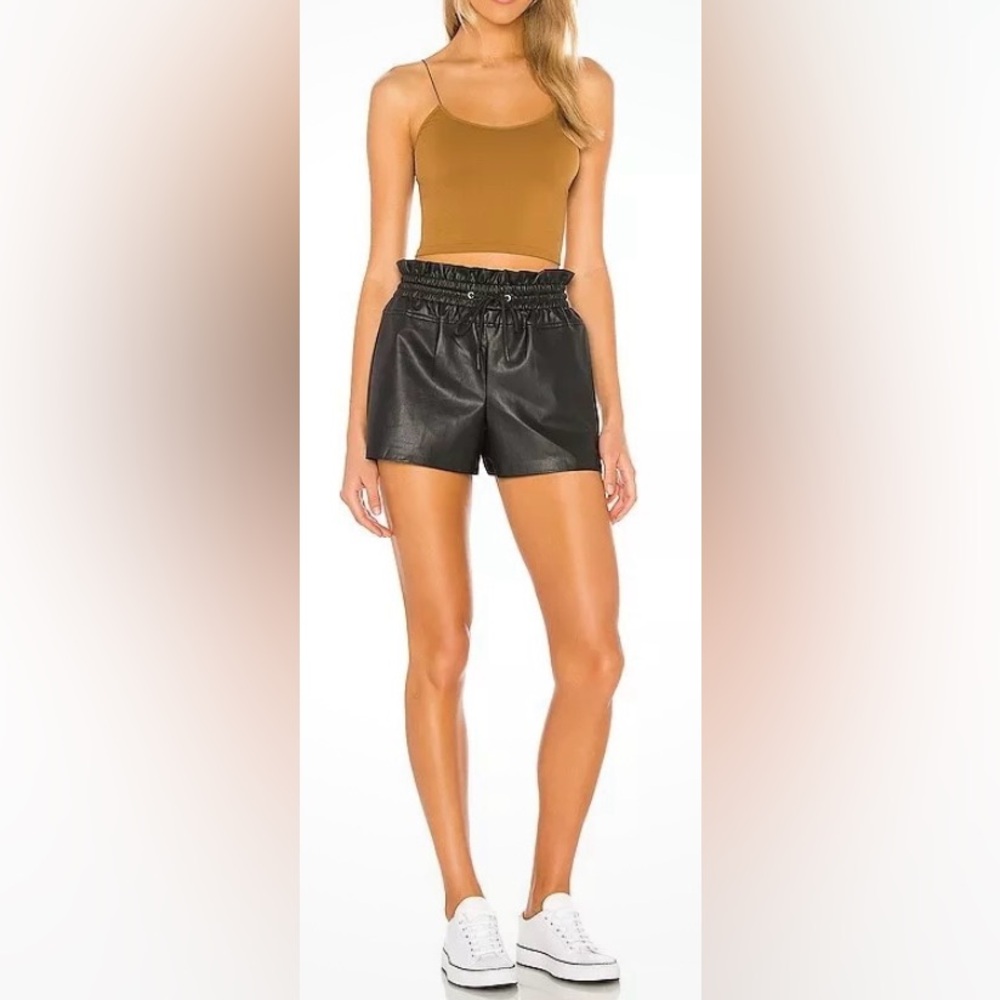 NWT n:Philanthropy Emma Vegan Leather Shorts